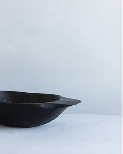Black Vintage Dough Bowl