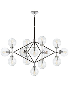 Bistro Four Arm Chandelier