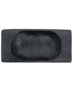 Black Vintage Dough Bowl