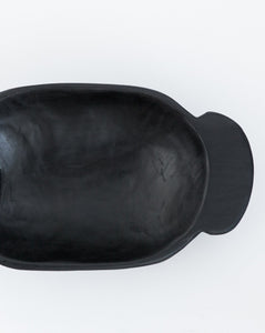 Black Vintage Dough Bowl